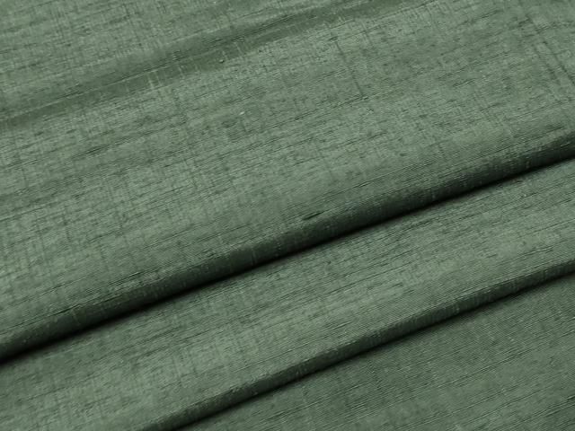 平和屋着物 男性 紬 色無地 千歳茶色 正絹 hy