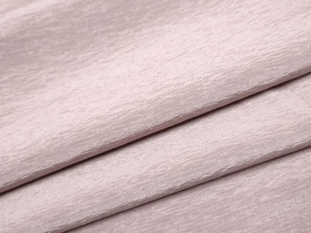 平和屋着物 上質な色無地 霞地紋 梅鼠色 鬼しぼ縮緬 正絹 hy