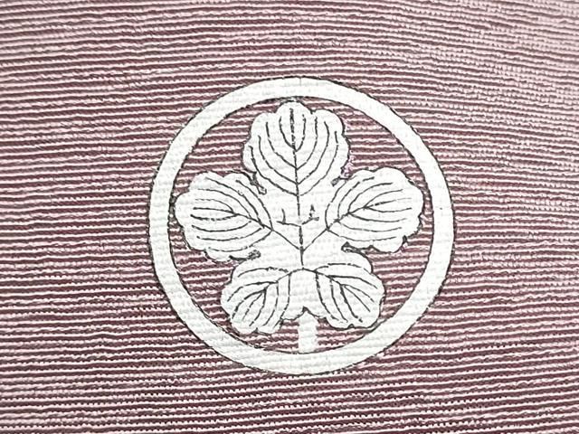 梅鼠色 鬼しぼ縮緬