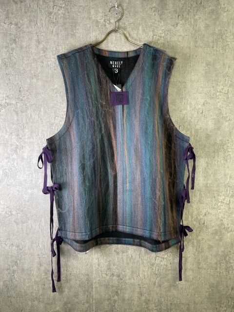 トップス MERELY MADE Premium sapa ourora vest 中古】MERELY MADE ﾒｱﾘｰﾒｲﾄﾞ PREMIUM SAPA OURORA VEST ﾌﾟﾚﾐｱﾑ ｻﾊﾟ