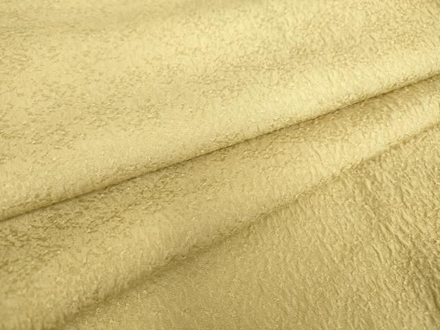 平和屋着物●上質な色無地 霞地紋 浅黄色 正絹 az