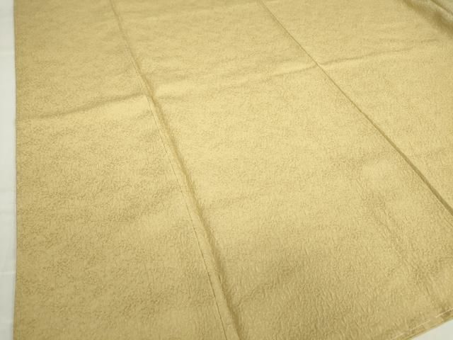 平和屋着物●上質な色無地 霞地紋 浅黄色 正絹 az トレンド感 色無地 