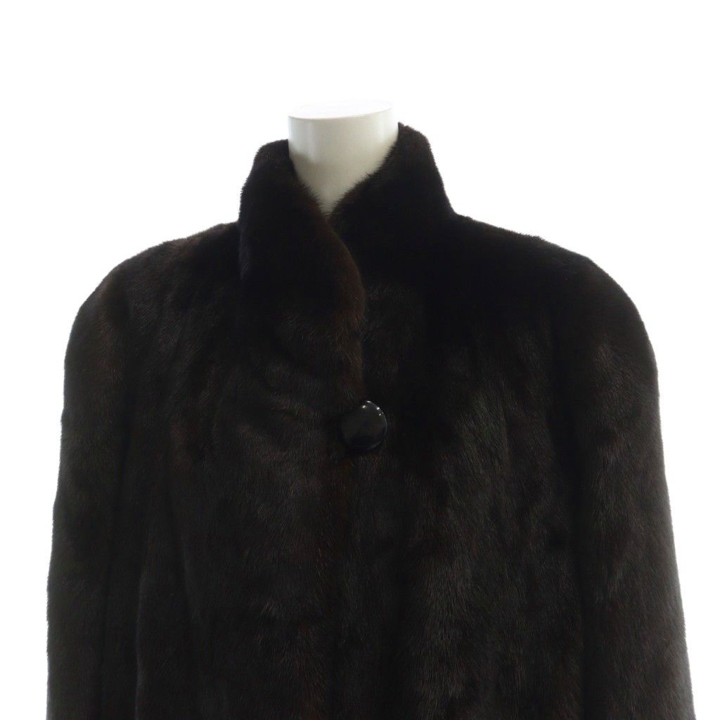 アメリカンレジェンド AMERICAN LEGEND コート ロング ブラックミンク