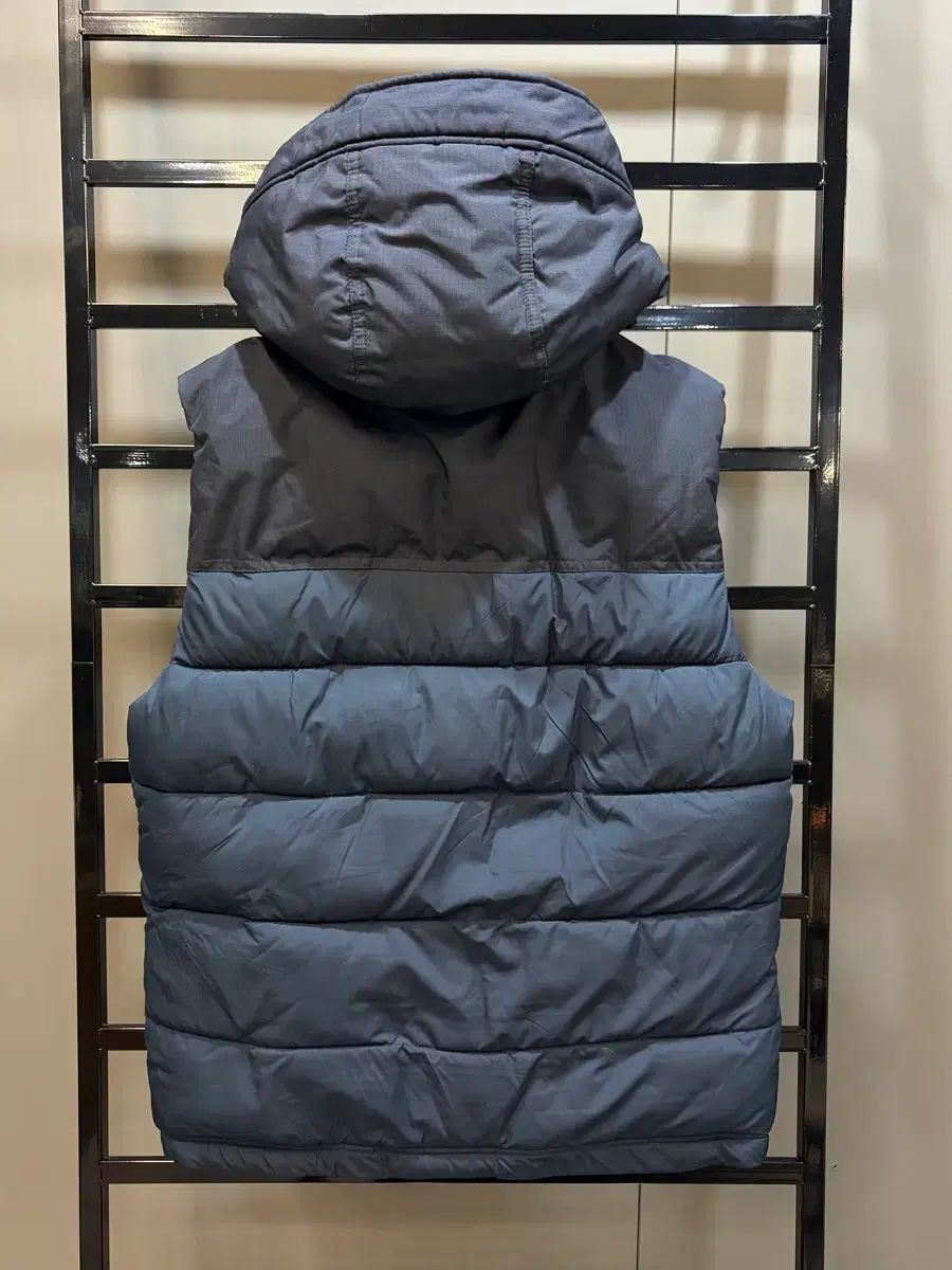 M アバクロンビー シープスキン裏地 ダウン ベスト ネイビー 4 9