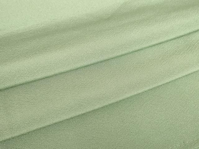 平和屋着物 上質な色無地 薄青色 正絹 az