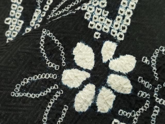 平和屋着物●訪問着　絞り　草花文　黒地　正絹　逸品　CABA8845dy 平和屋着物○訪問着 絞り 草花文 黒地 正絹 逸品 CABA8845dy - メルカリ