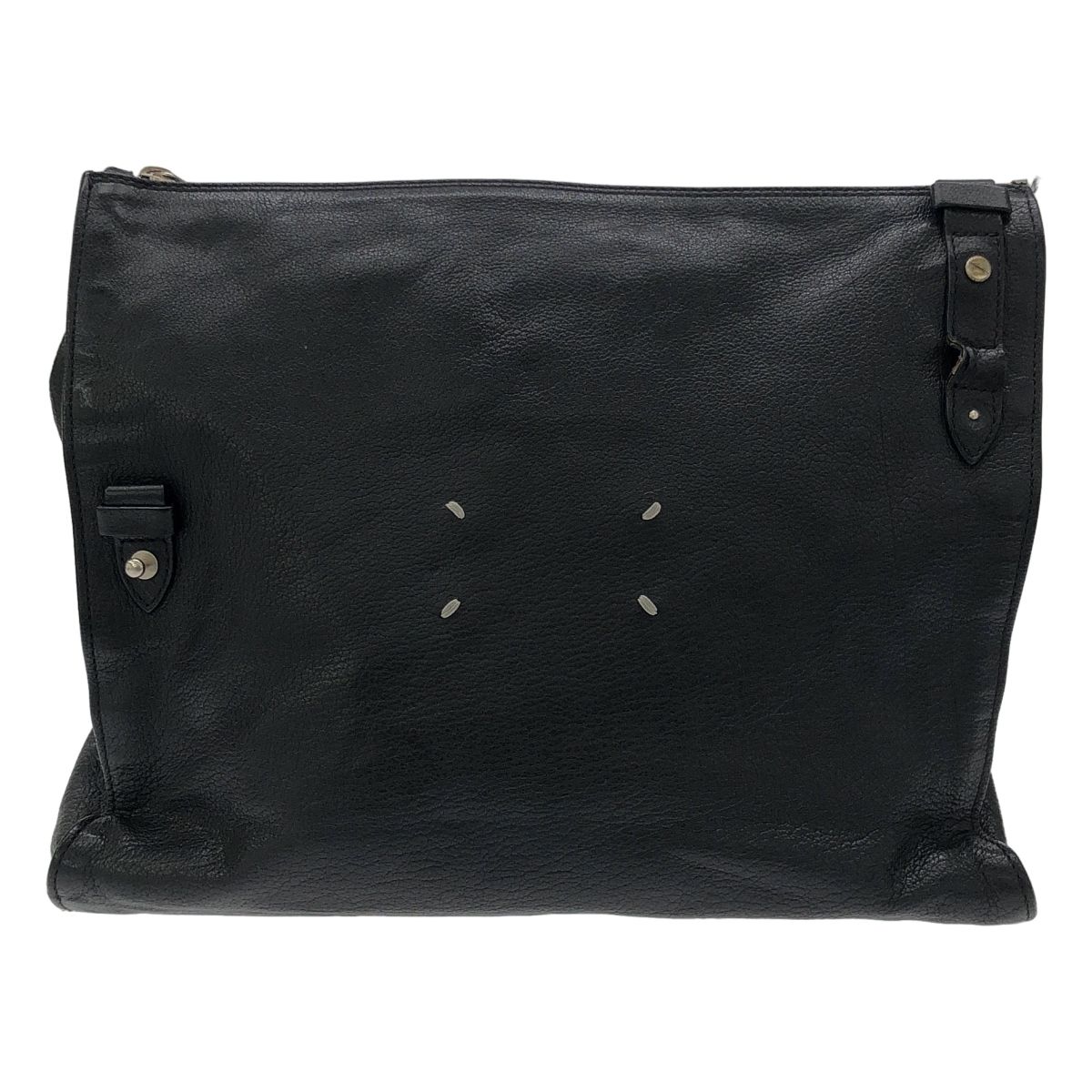 Maison Martin Margiela 11 メゾン マルタン マルジェラ 15 AW レザークラッチバッグ ブラック