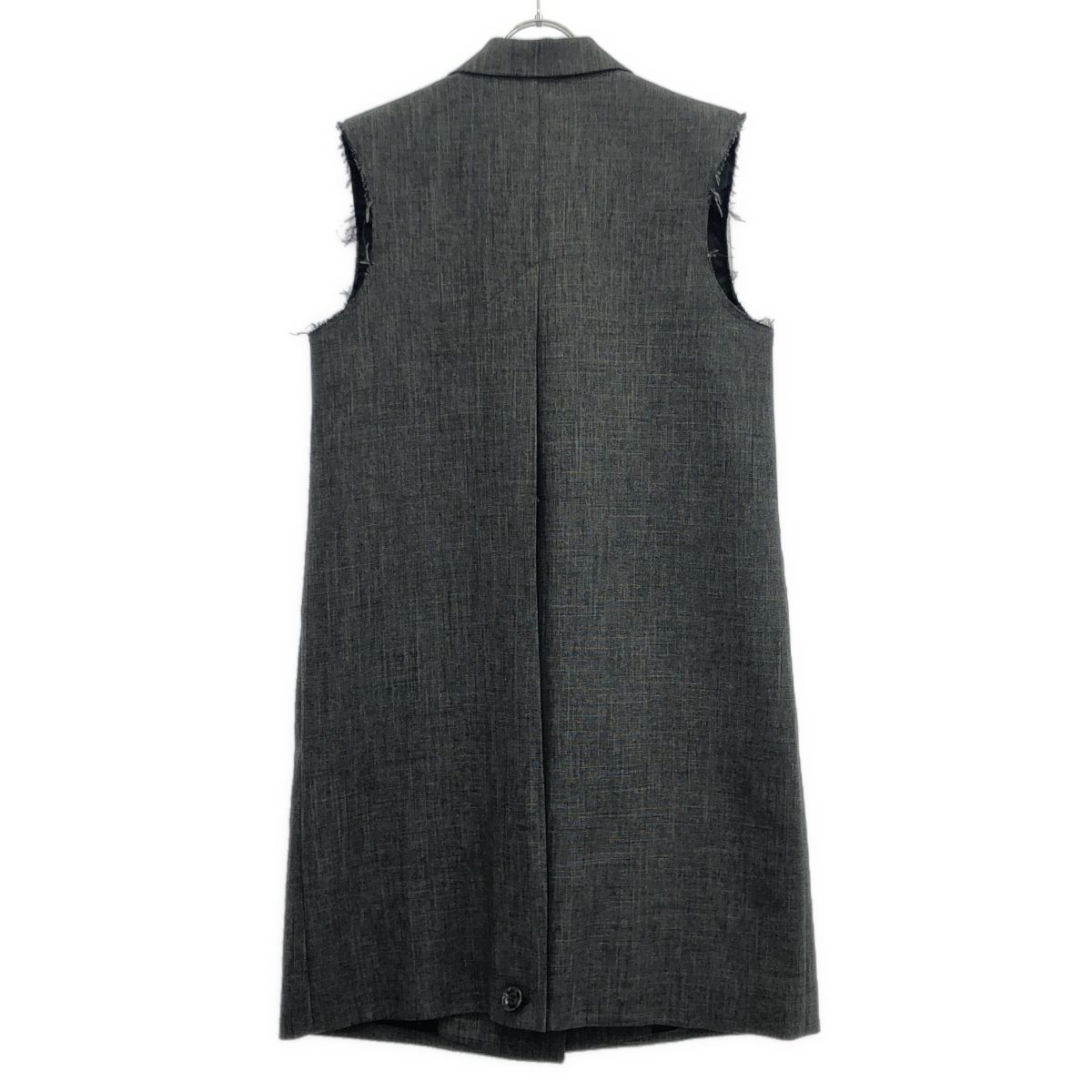 RIM.ARK リムアーク Hollow out vest カットオフロングジレベスト -0280 グレー 38