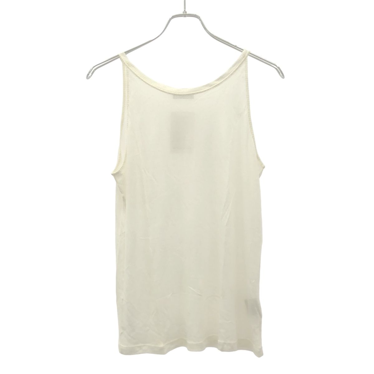 Dior HOMME ディオールオム 2006 SS レーヨンシルクタンクトップ ホワイト XS
