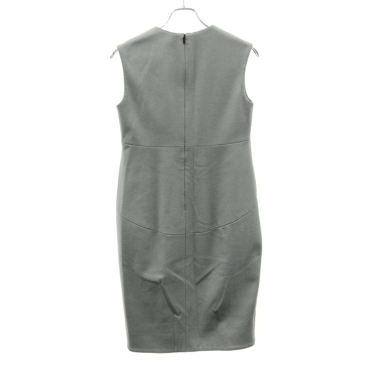 YOKO CHAN ヨーコチャン ノースリーブパールワンピース YCD 419 514 グレー 38