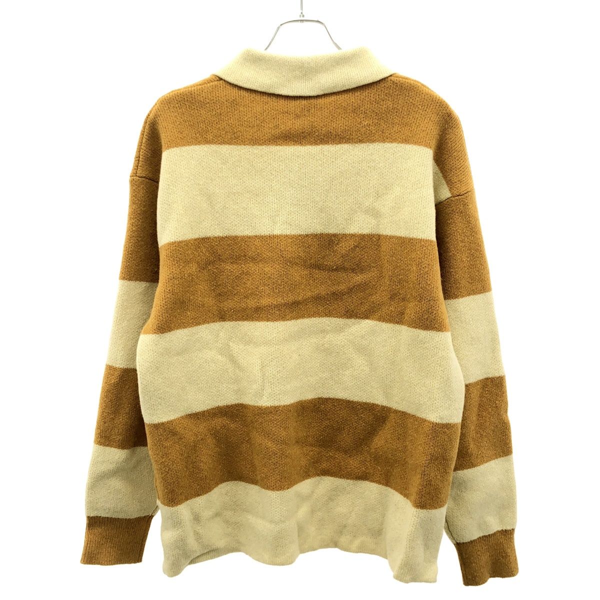 Patagonia パタゴニア 23 AW Wool Blend Rugby Sweater ウールニットセーター ブラウン L