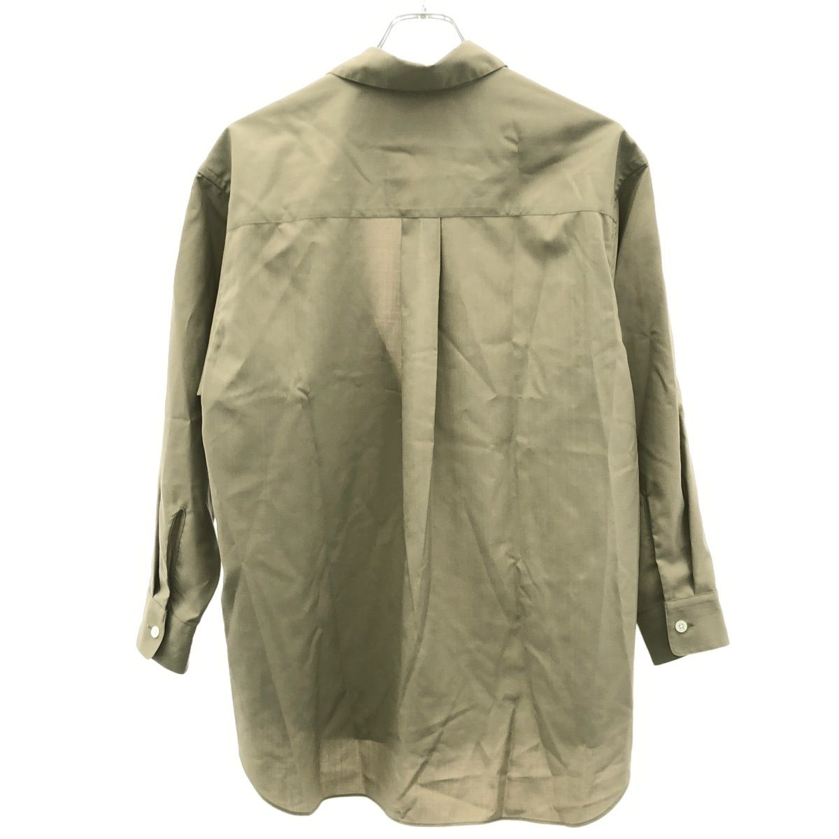 マッキントッシュ KILSTAY SKIPPER SH スキッパーシャツブラウス ベージュ 6 長袖 シャツ ブラウス トップス