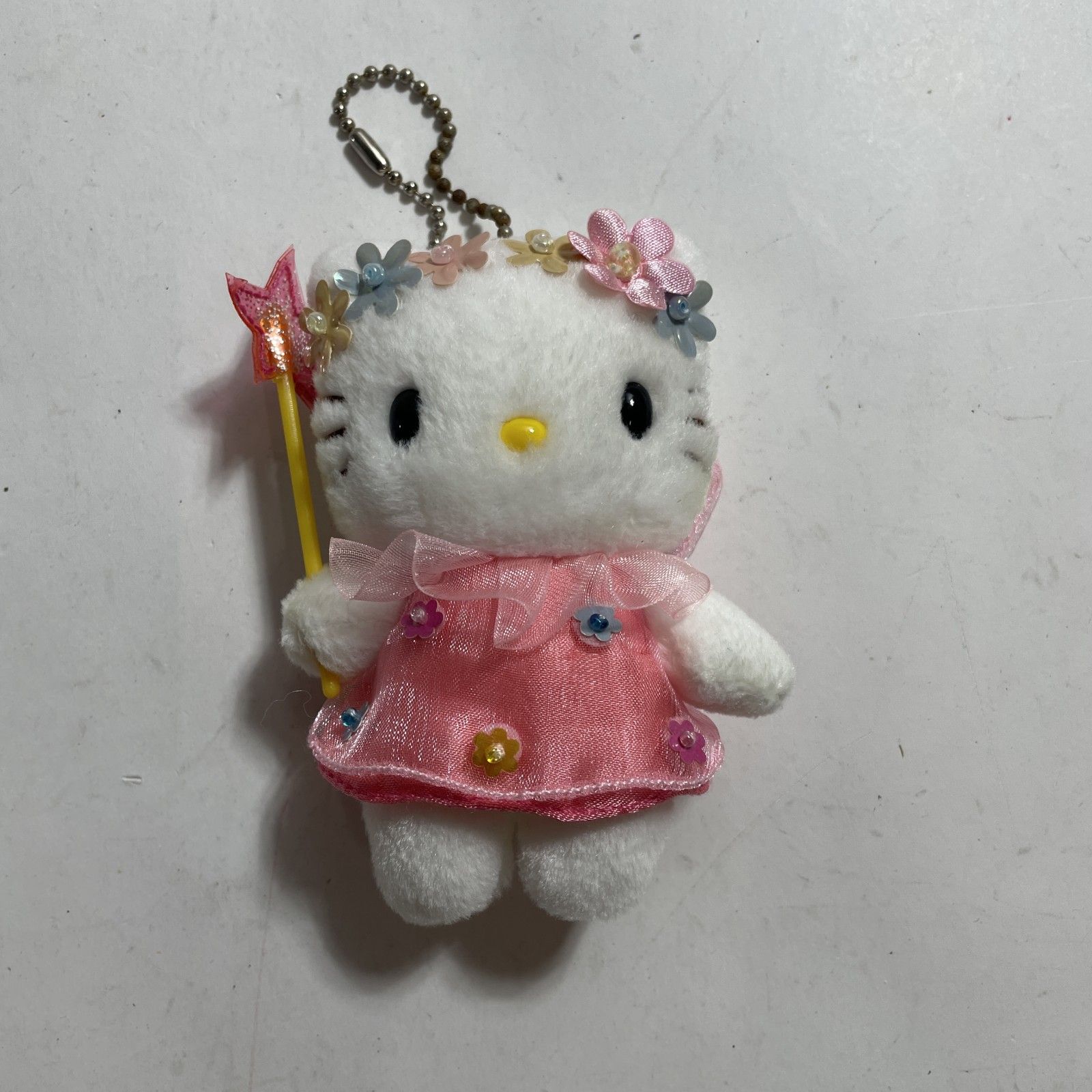  SANRIO サンリオ ハローキティ フェアリーキティ 2点 まとめ 虹 妖精 チャーム マスコット ストラップ 全長10㎝ 2000年 0 01 kg ストラップ キャラクターグッズ