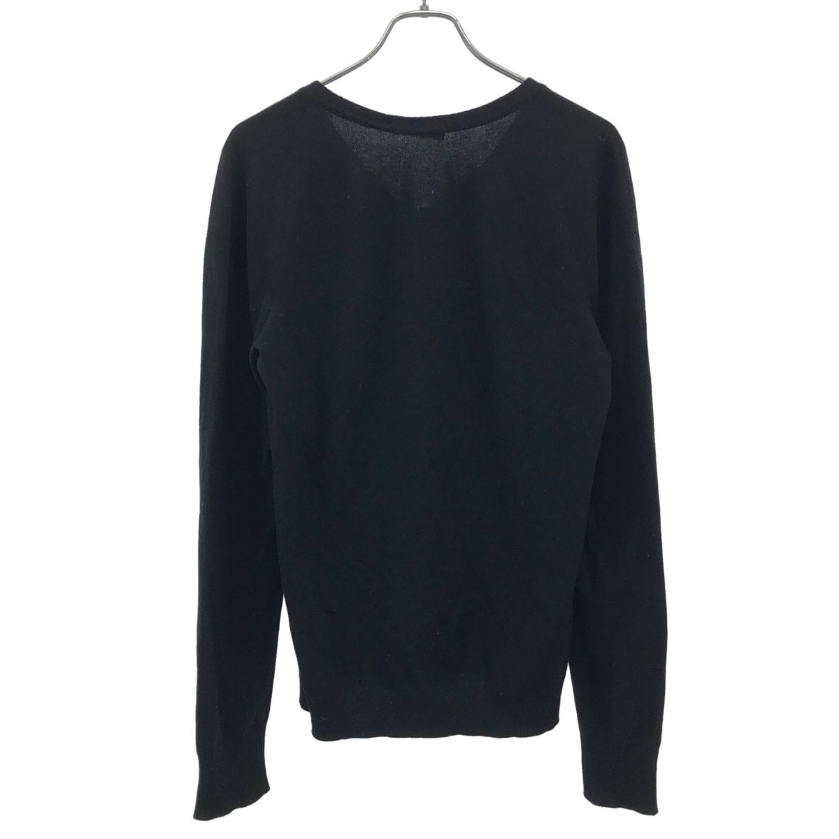 BALENCIAGA ブラックニットセーター BALENCIAGA バレンシアガ Vネックニットセーター ブラック - メルカリ