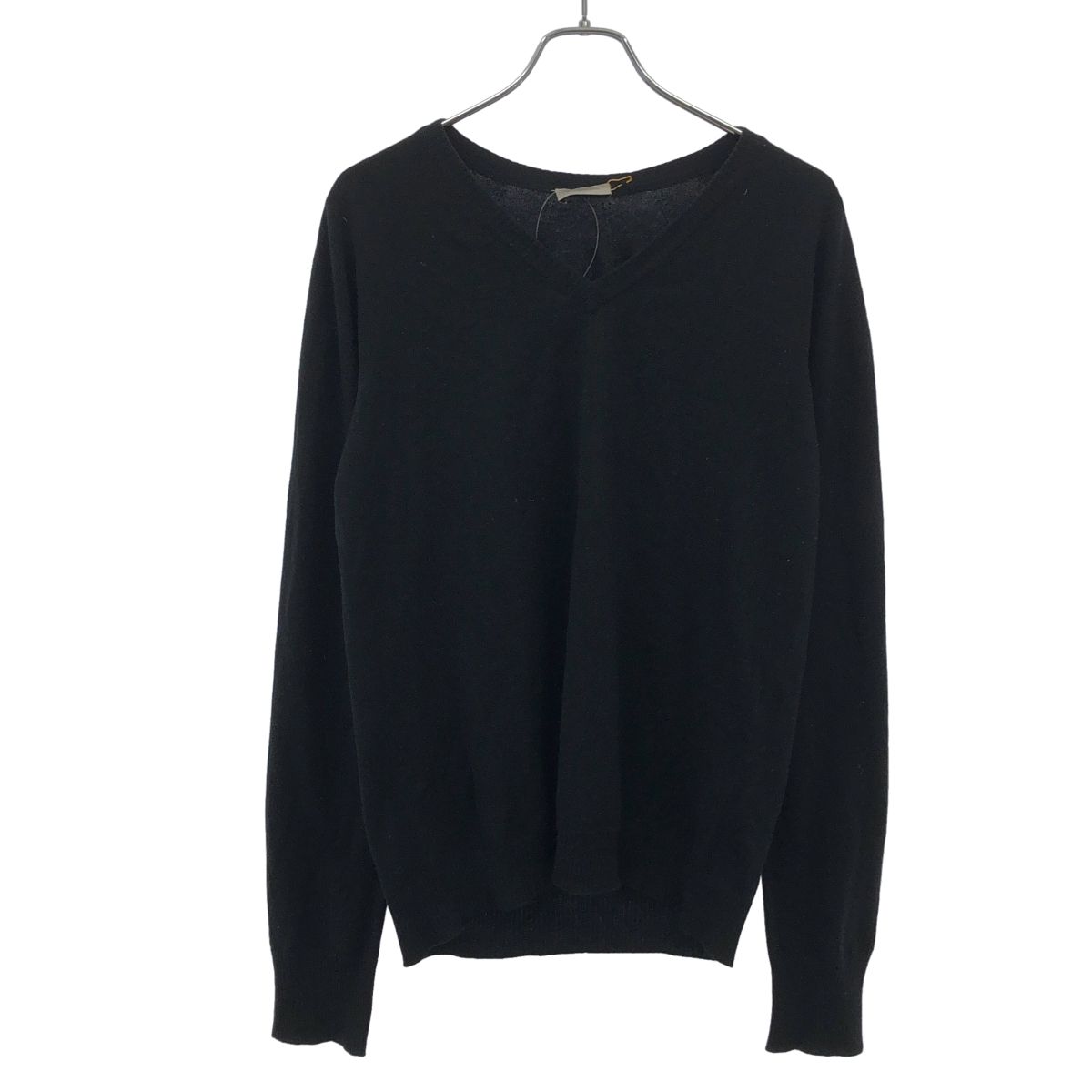 BALENCIAGA バレンシアガ Vネックニットセーター ブラック - メルカリ