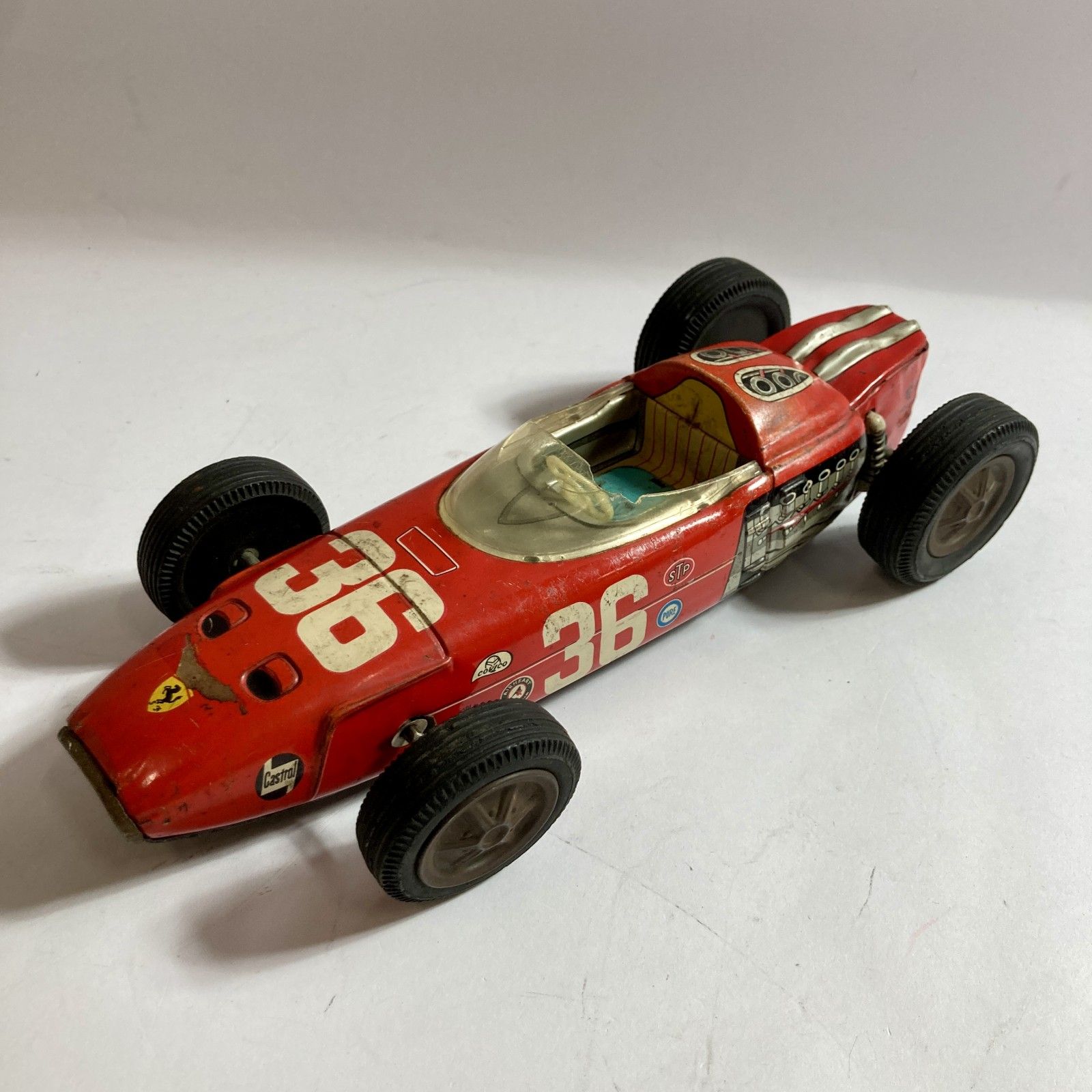 ブリキ フェラーリ F-1 36 アサヒ玩具 0.5 kg