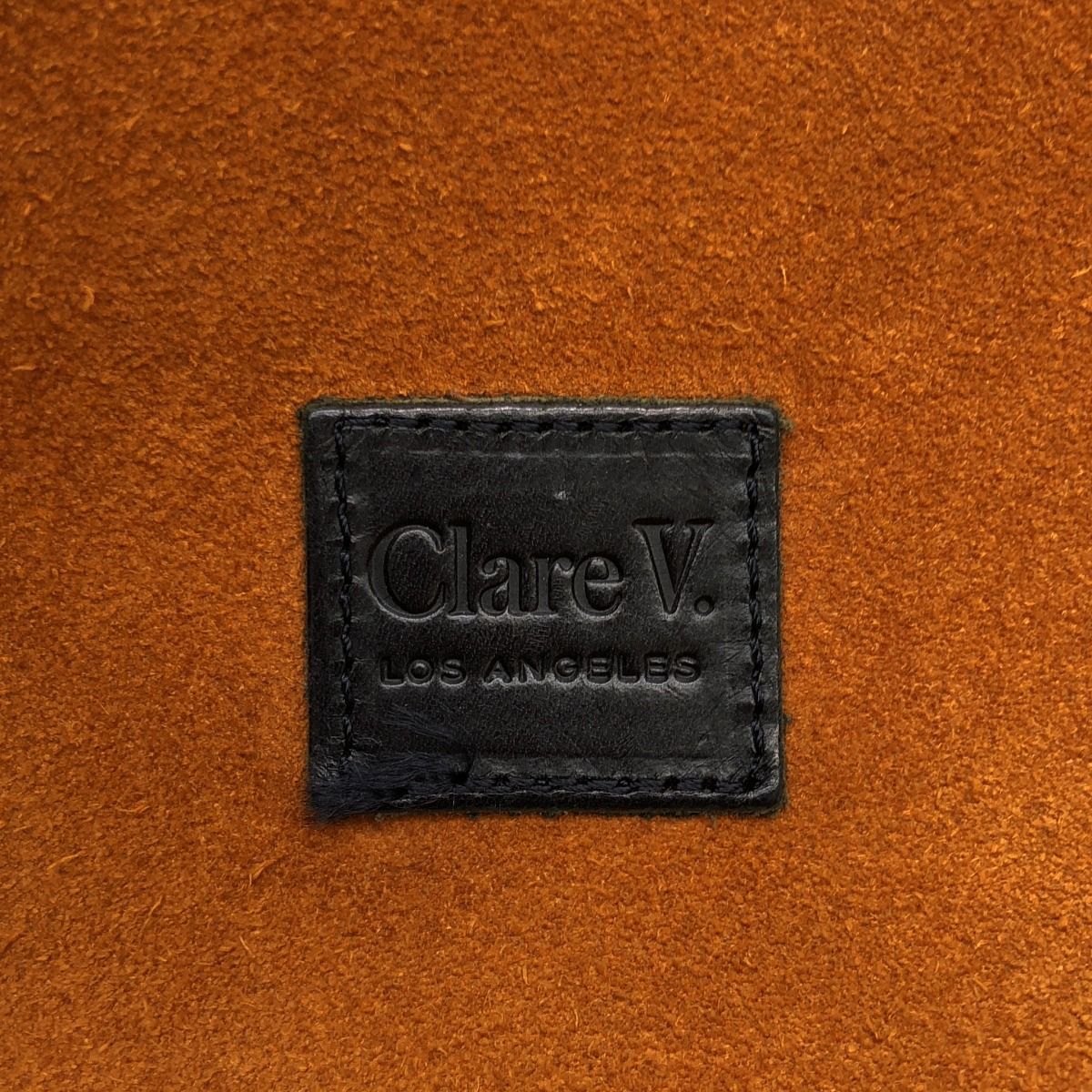 注文 Clare V. クレアヴィヴィエ スウェードレザーショルダートート