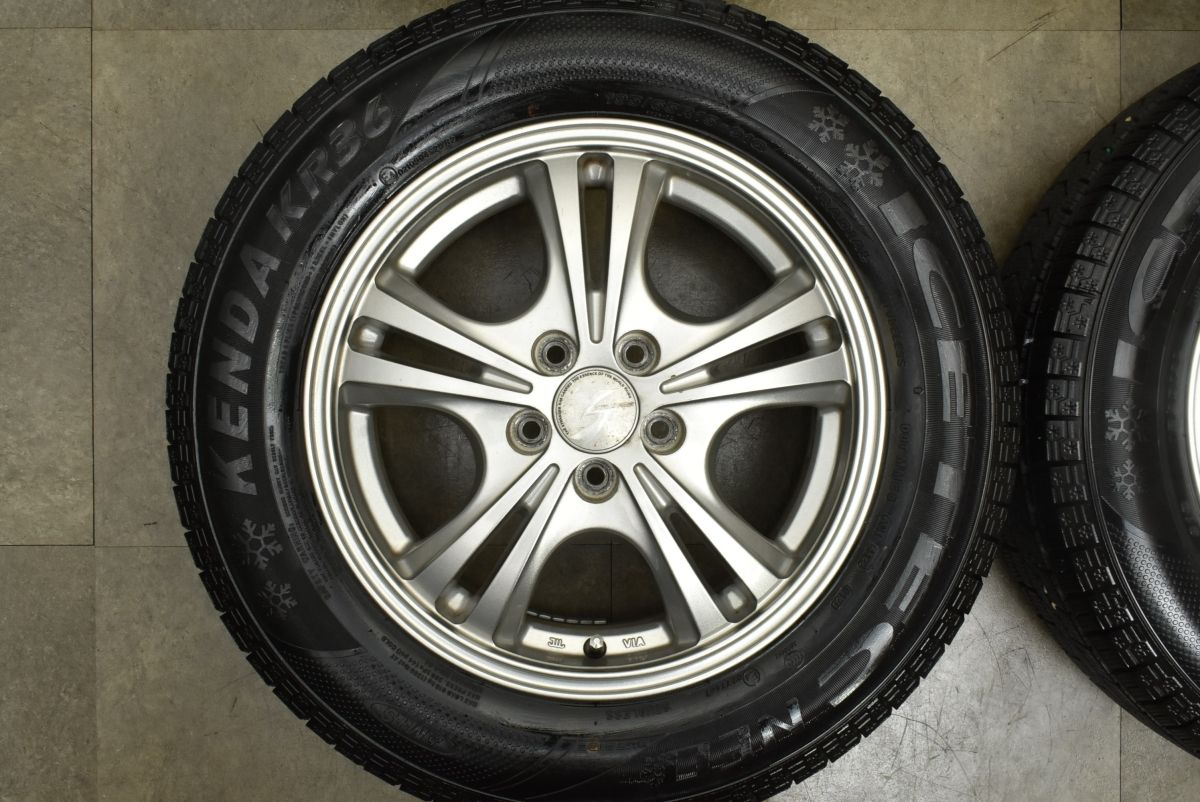  程度良好 Stranger 15 in 6 J 45 PCD 100 KR 36 ICETEC NEO 195 65 R プリウス ウィッシュ カローラスポーツ ツーリング インプレッサ 15インチ タイヤ ホイールセット