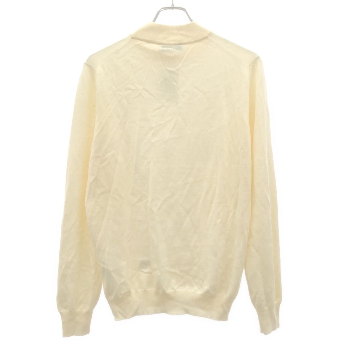 Gran Sasso グランサッソ 12ゲージウールソリッドモックネックニット 55108 14290 アイボリー 50