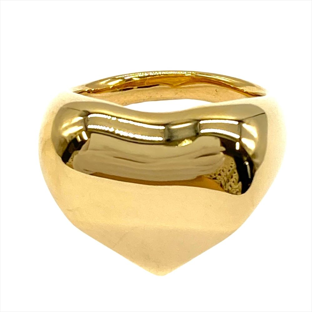 プラダ PRADA Eternal Gold エターナルゴールド ハート リング 指輪 15 K18YG 15 1g イエローゴールド レディース 中古 - メルカリ