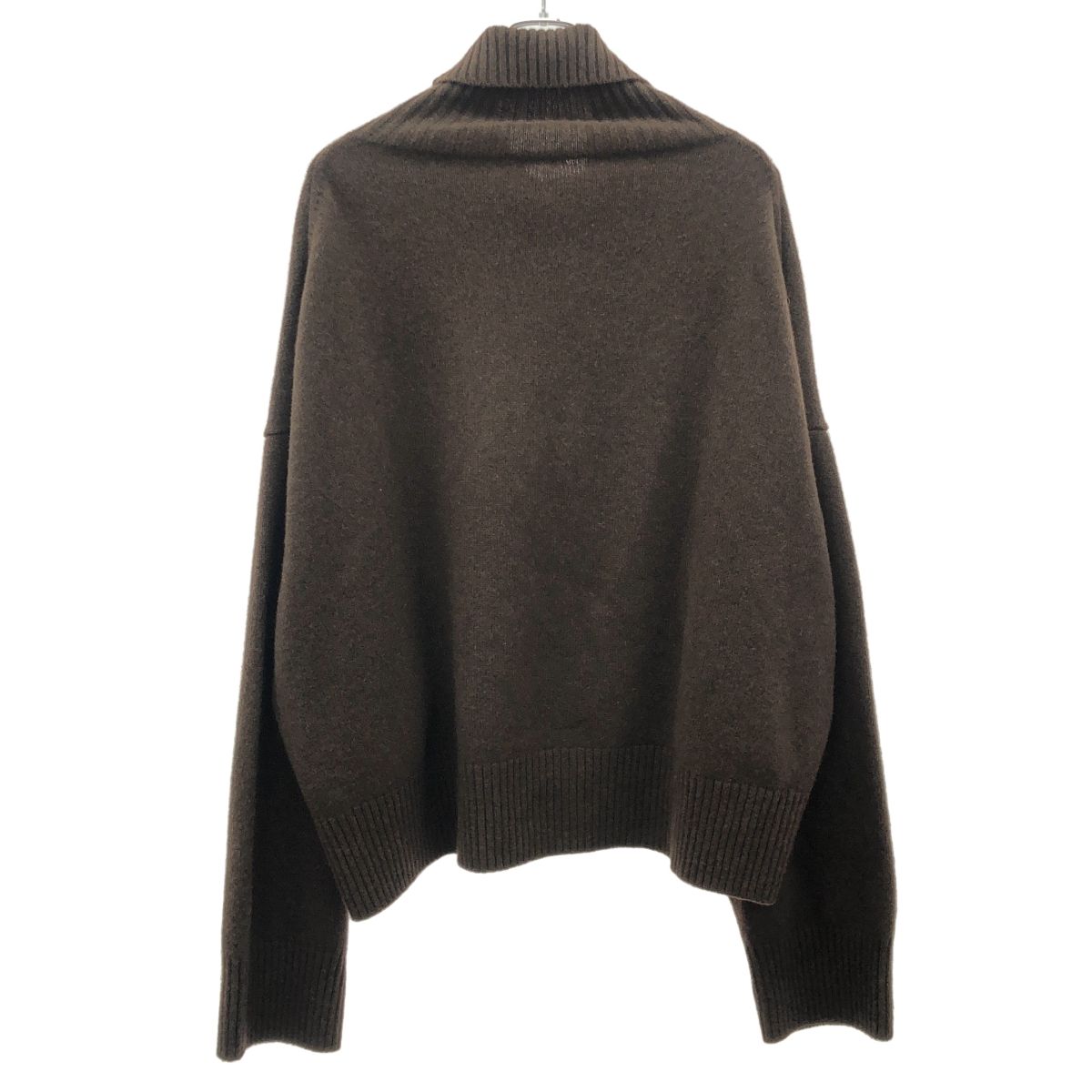 SEEALL シーオール 22 AW ヤクウールハイネックニットセーター SAU 21 KJ 796 ブラウン