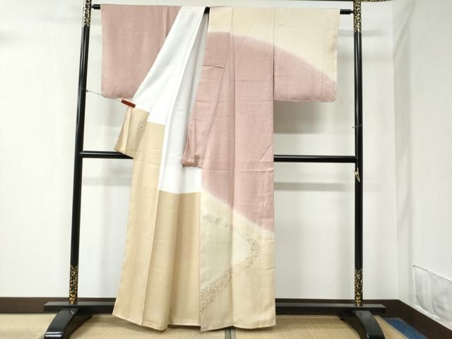 平和屋着物○服飾評論家 市田ひろみ 訪問着 花唐草文 暈し染め 金彩