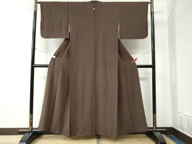 平和屋着物 上質な色無地 憲法色 正絹 yc