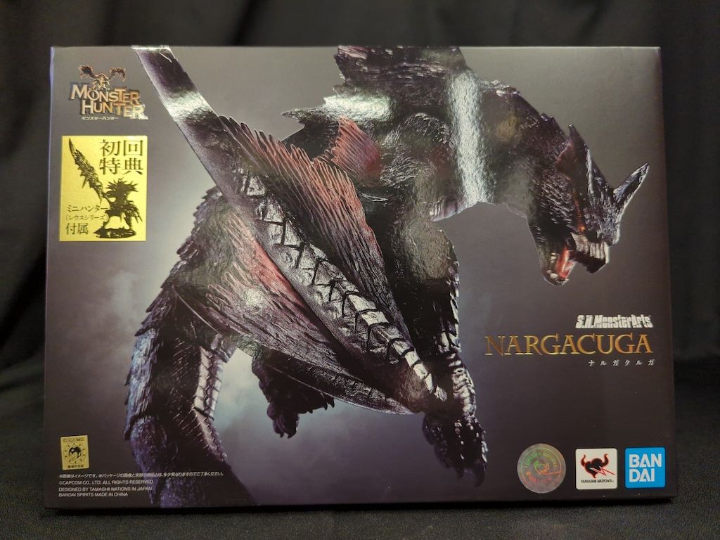  BANDAI SPIRITS S.H.MonsterArts ナルガクルガ 初回特典付 フィギュア