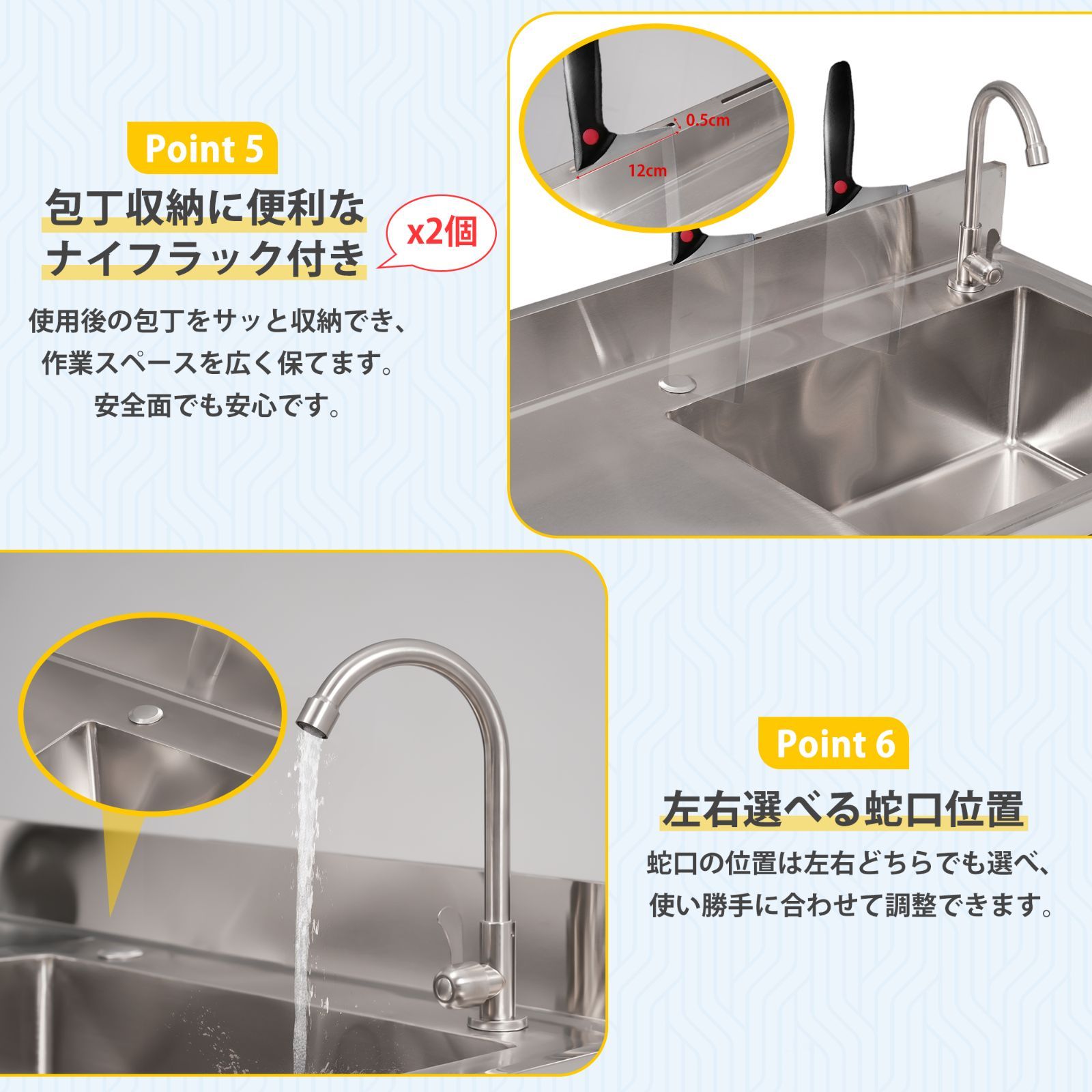 幅100cm】屋外 流し台 ステンレス ガーデンシンク 作業台 キッチン