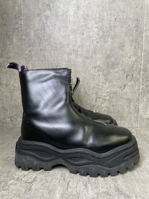 中古】EYTYS ｴｲﾃｨｰｽﾞ RAVEN ﾚｰﾍﾞﾝ ﾌﾞｰﾂ ｼﾞｯﾌﾟ ﾚｻﾞｰ ﾌﾞﾗｯｸ 36 33942114