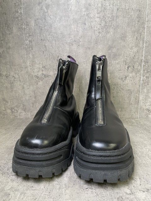 定価45,100円 Eytys RAVEN エイティーズ ジップ レザーブーツ EYTYS Raven II Black Boots