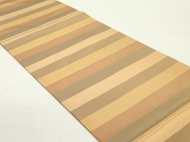 平和屋着物○織物一筋名門 織悦 両面 全通柄 本袋帯 幾何