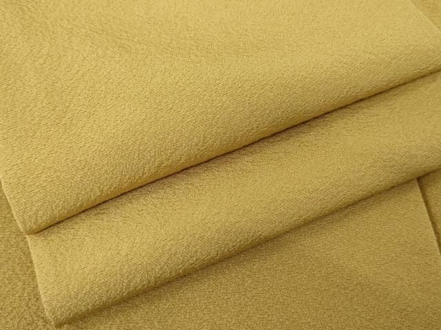 平和屋着物●上質な色無地 玉蜀黍色 正絹 cs