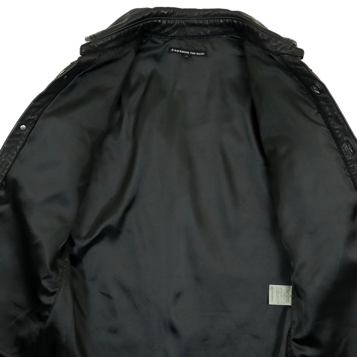 S3322】【牛革】BACKBONE バックボーン レザージャケット レザーシャツ