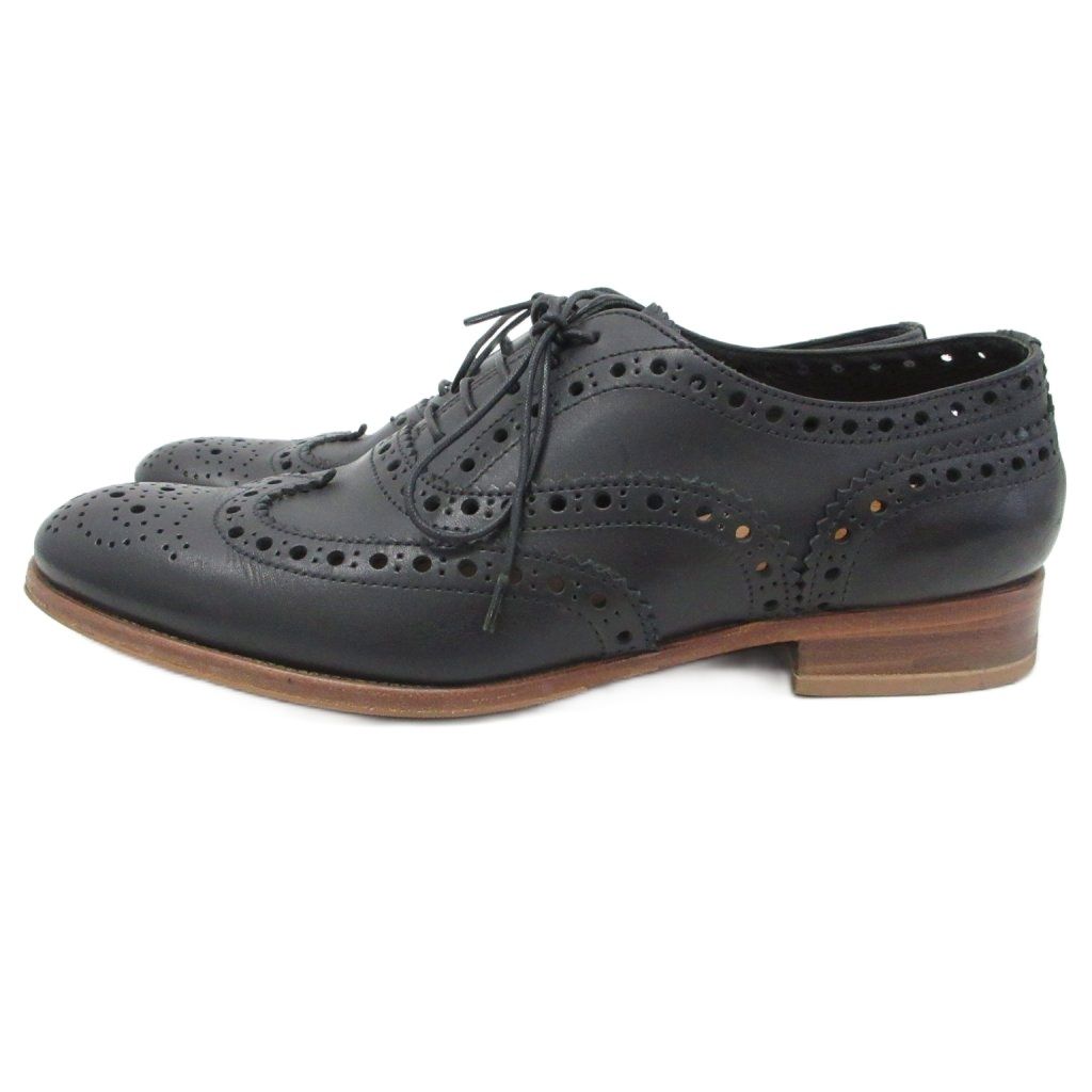 チャーチ church s ドレスシューズ ウィングチップ 靴 黒 ブラック 36 ½ 23.5 cm