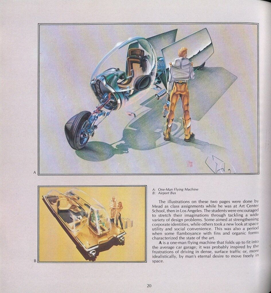 シド・ミード『Sentinel』◆超激レア1979年！ DRAGON'S DREAM社 シド・ミード SENTINEL 1 シド・ミード『Sentinel