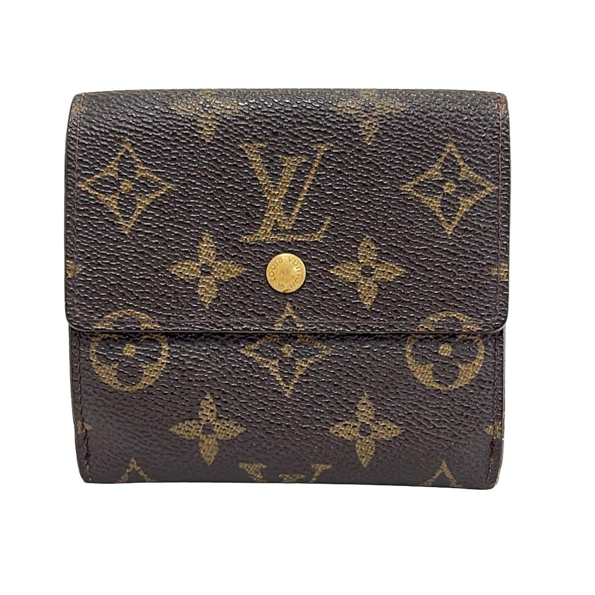 LOUIS VUITTON(ルイヴィトン) Wホック財布 モノグラム ポルトモネビエ
