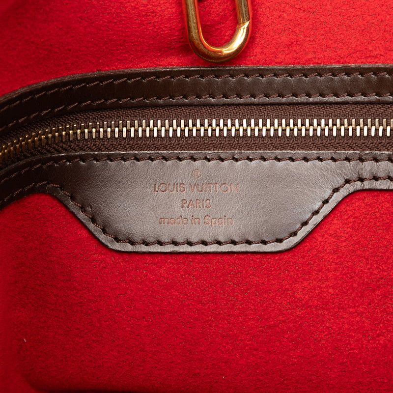 ルイ ヴィトン ダミエ ハムステッドMM N51204 ブラウン PVC レザー