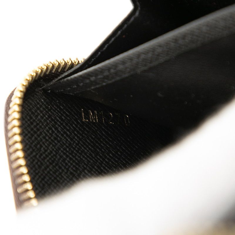 ルイ ヴィトン モノグラム ジャイアント リバース ジッピーウォレット ラウンドファスナー 長財布 M 69353 ブラウン PVC レザー レディース LOUIS VUITTON 1-0242659