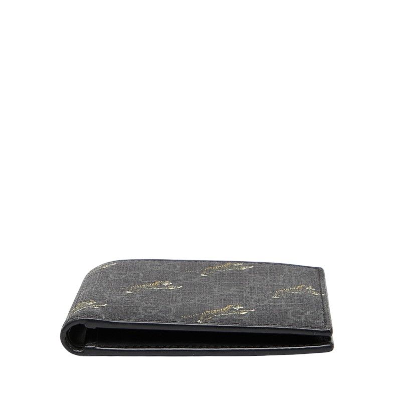  グッチ GGスプリーム タイガー 575133 ブラック PVC レザー レディース GUCCI 228 44339 その他 小物