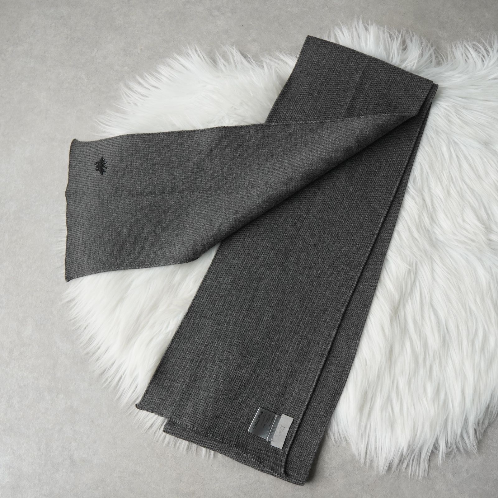 BlackFriday限定割引5％オフ】ディオール オム Bee 刺繍 マフラー