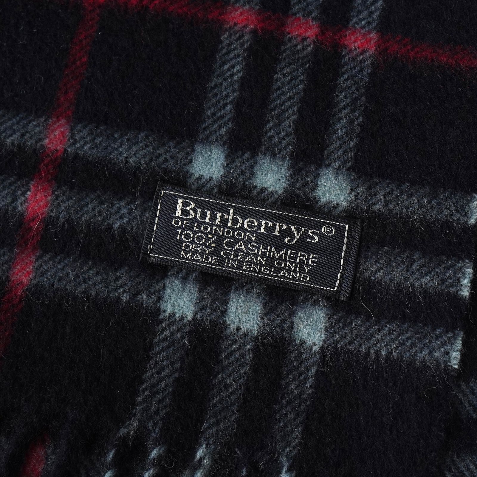 バーバリー ヴィンテージ ノバチェック 割引 カシミア100% マフラー