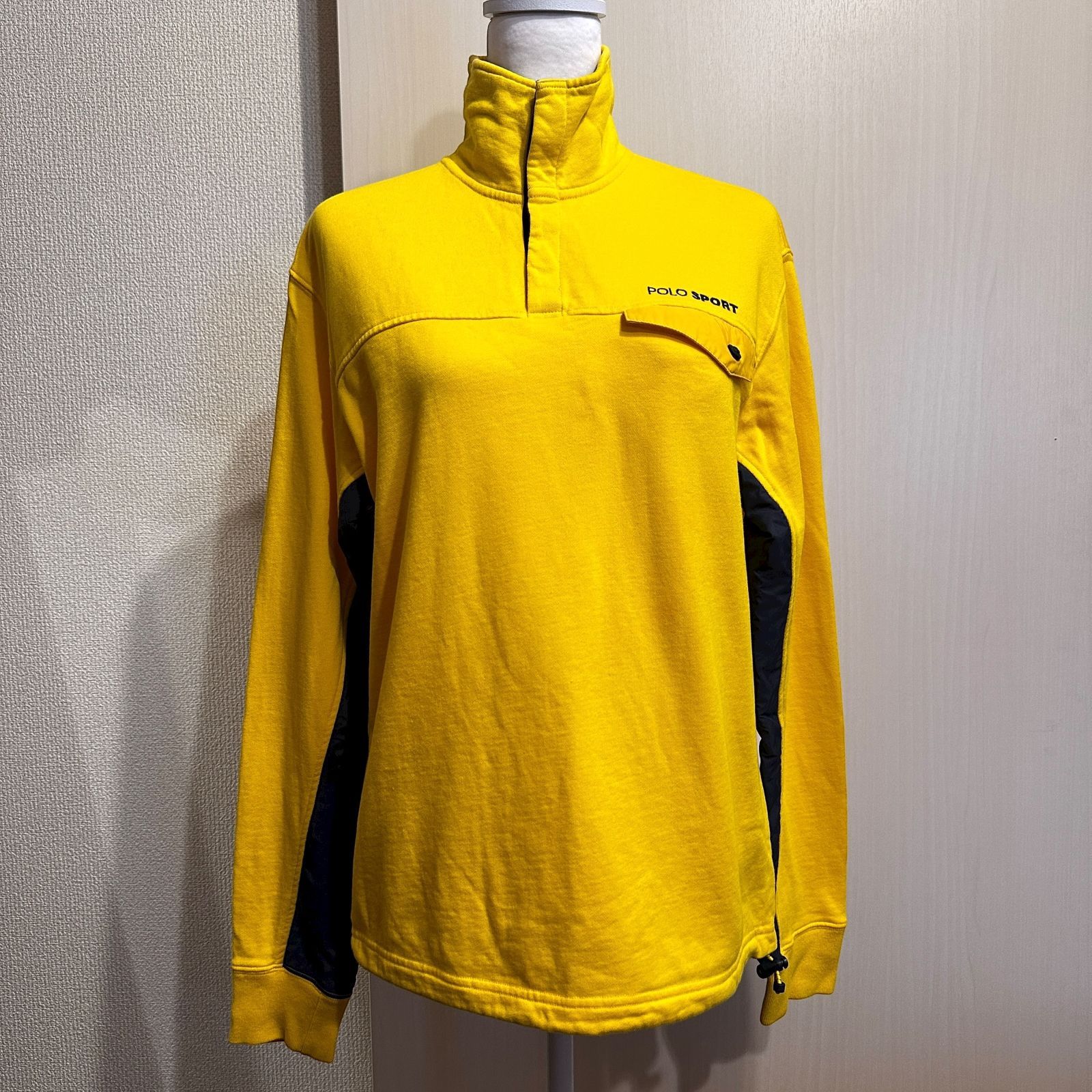 POLO SPORT RALPH LAUREN スウェット 黄色×ネイビー サイズM HR 0738