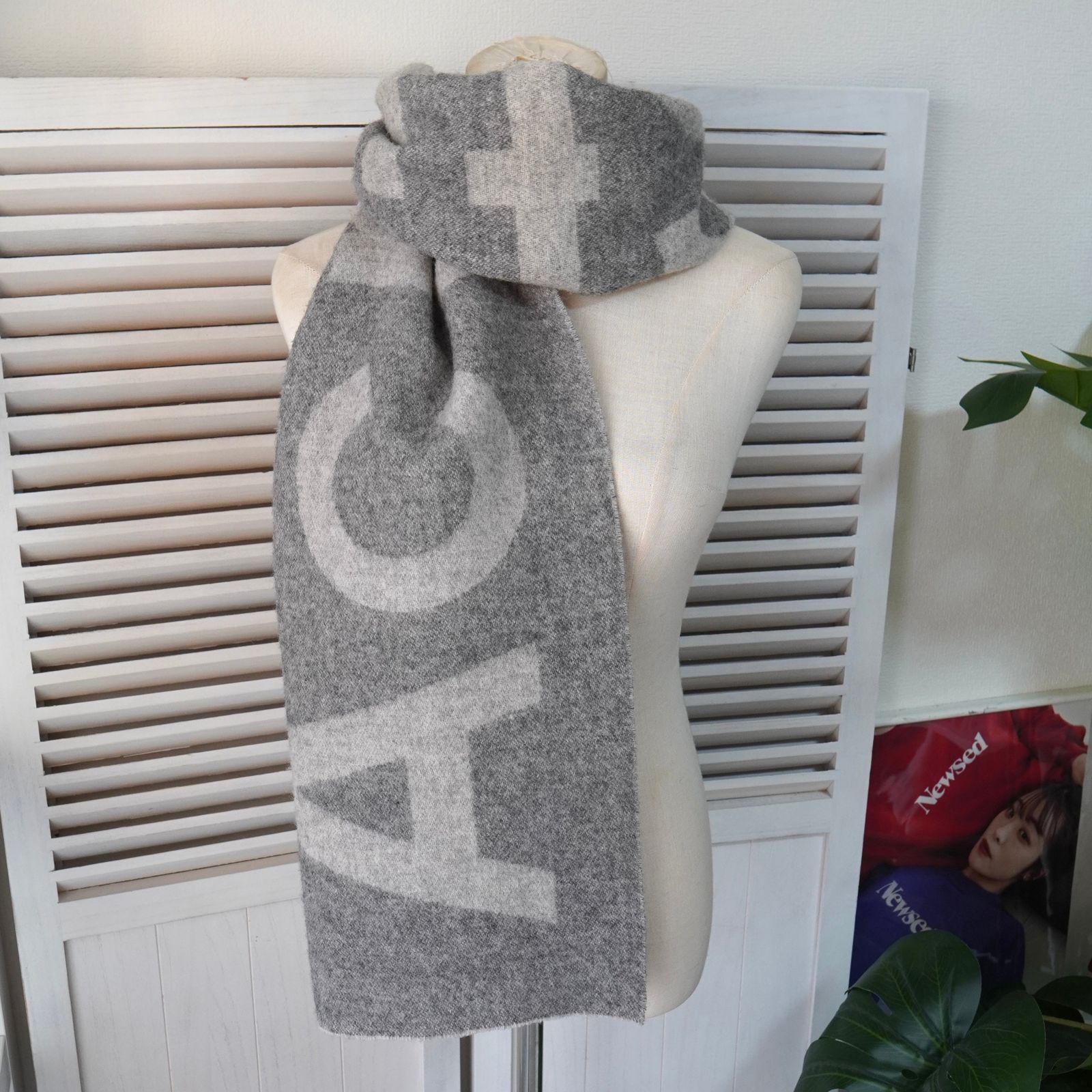 BlackFriday限定割引5％オフ】アクネ ストゥディオズ ロゴ 大判 ウール