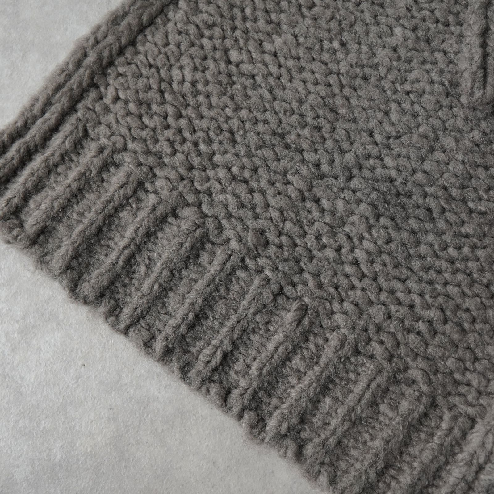 ドリス ヴァン ノッテン ローゲージ ウール モヘア ロング マフラー