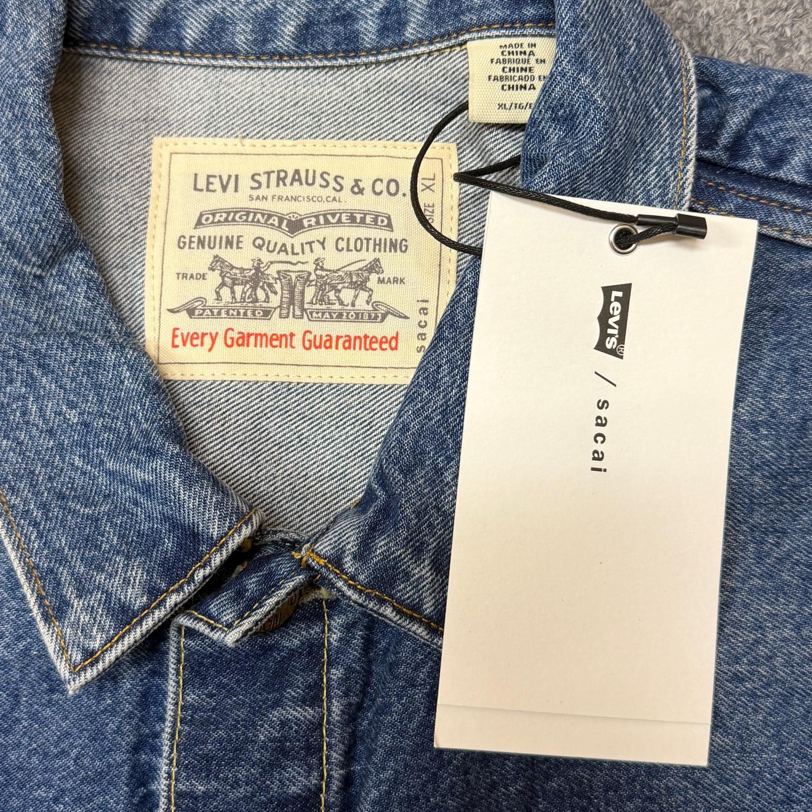 未使用 Sacai × Levi's 25SS Denim Jacket デニムジャケット Gジャン