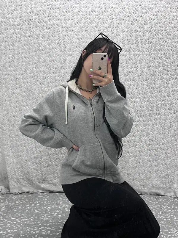 POLO RALPH LAUREN ポロラルフローレン ウィンターベーシック 弱起毛 フード ジップアップ L C07067