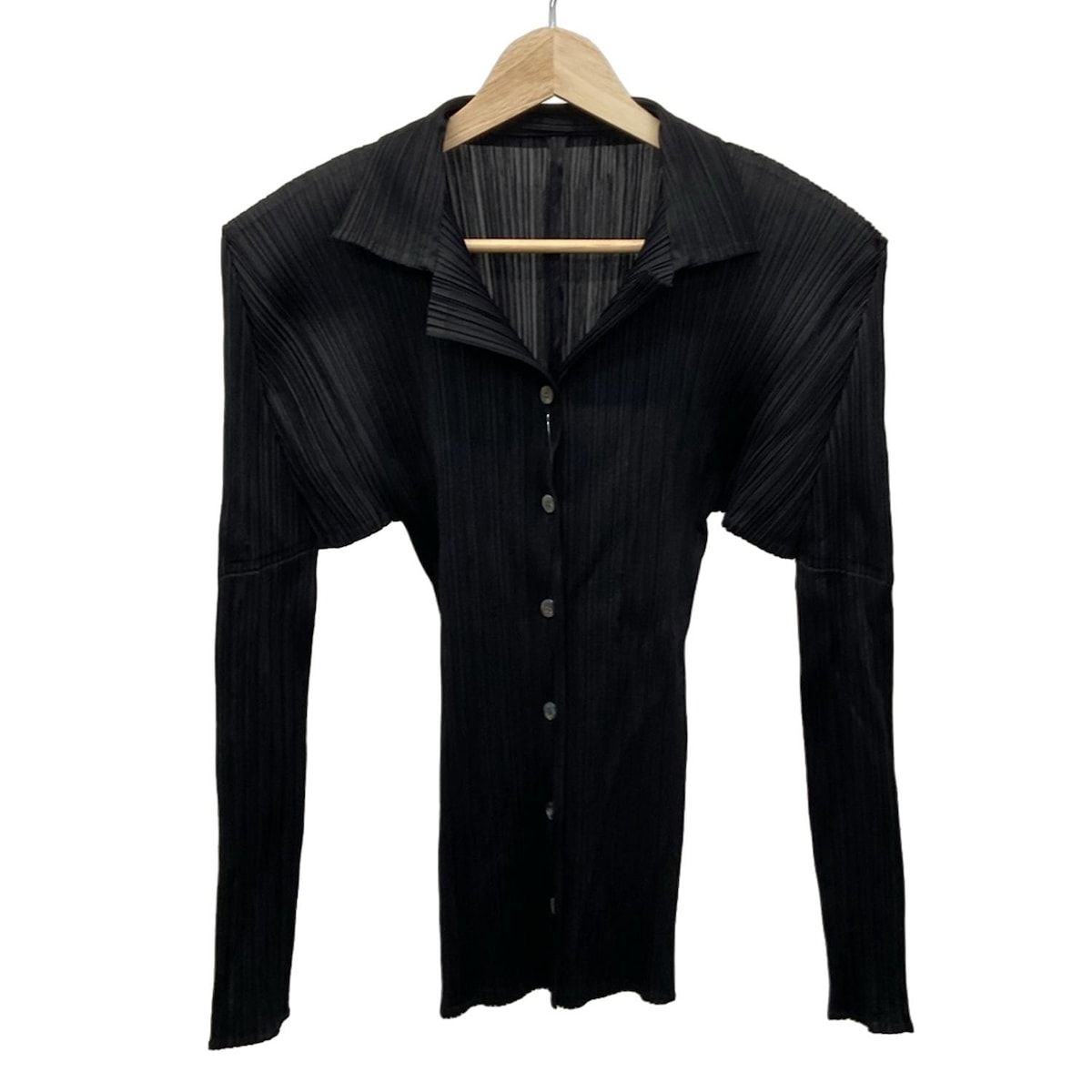 PLEATS PLEASE(プリーツプリーズ) 長袖シャツブラウス サイズ3 L