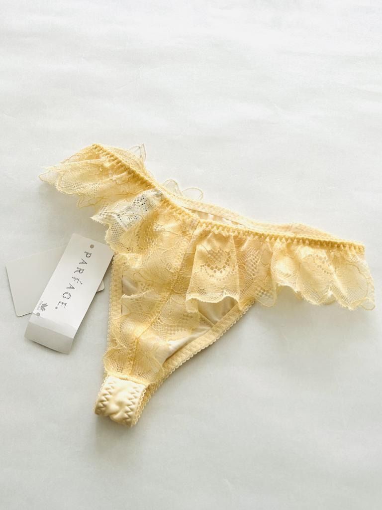 パルファージュ39S♪ブラD75&ショーツM Tバック 3/4 ワコール 新品 新品】Wacoal PARFAGE ワコールパルファージュ ブラ＆ショーツ＆ソング