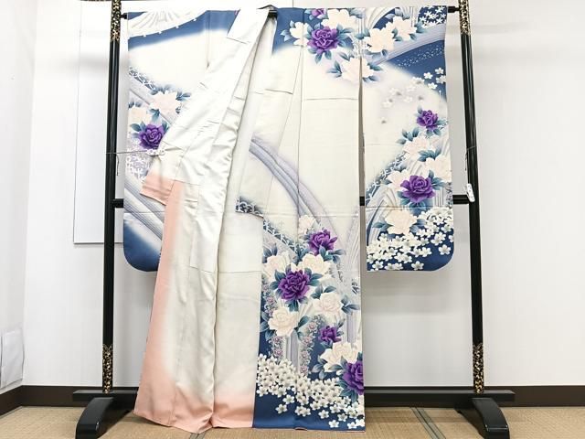 平和屋着物□豪華振袖 草花文 暈し染め 正絹 逸品 CAAZ9593xi - メルカリ
